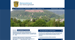 Desktop Screenshot of neckarsteinach.com